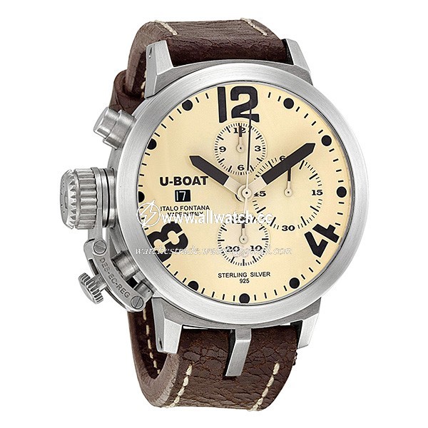 U-Boat 6948 Classico Mens Automatic Sterling Silver