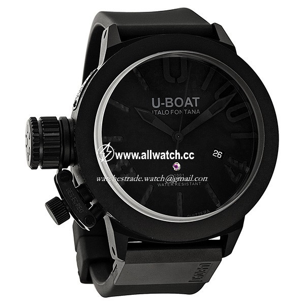 U-Boat 6949 Classico Mens Automatic Black Ion-plated Stainless Steel