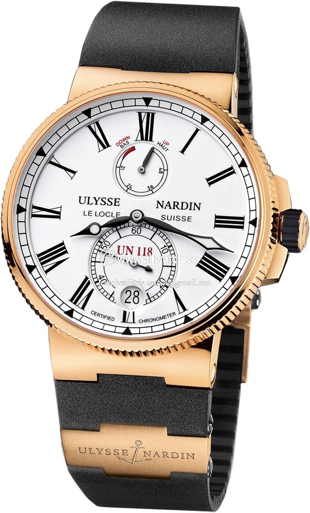 Ulysse Nardin 1186-122-3/40 Mens Automatic 18kt Rose Gold