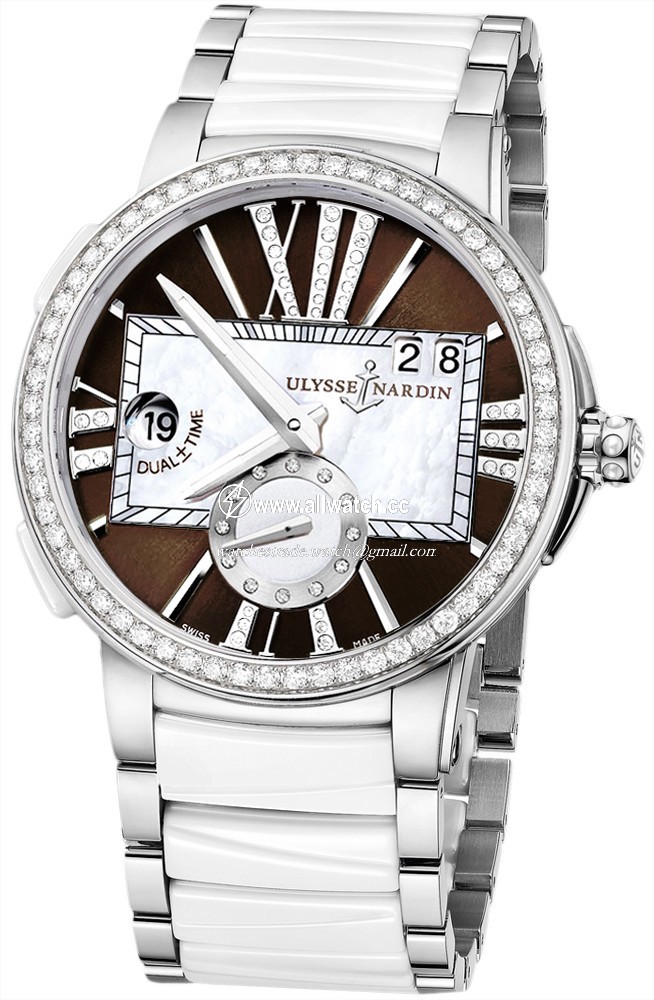 Ulysse Nardin 243-10B-7-30-05 Ladies Automatic Stainless Steel