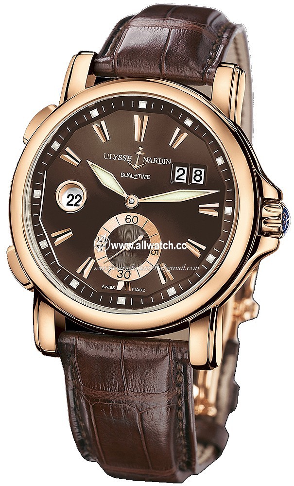 Ulysse Nardin 246-55/95 Mens Automatic 18K Rose Gold