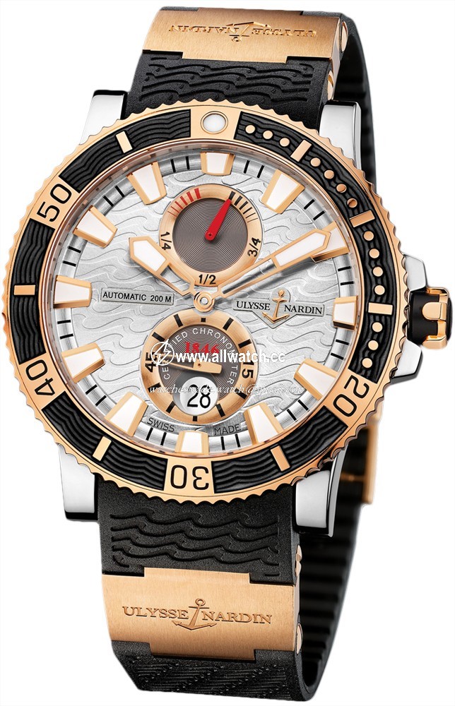 Ulysse Nardin 265-90-3/91 Mens Automatic Titanium & Rose Gold