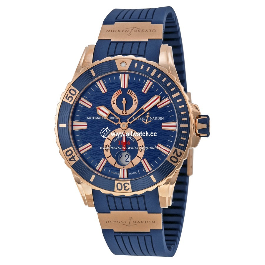 Ulysse Nardin 266-10-3/93 Mens Automatic 18kt Rose Gold