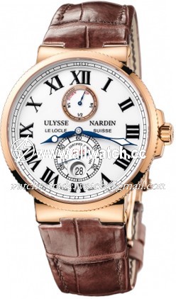 Ulysse Nardin 266-67/40 Mens Automatic 18 Carat Rose Gold