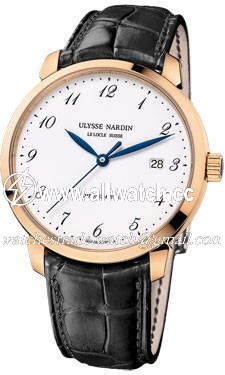 Ulysse Nardin 8152-111-2/5GF Classico Mens Automatic 18K Rose Gold