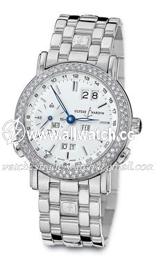 Ulysse Nardin 320-28-8 GMT Perpetual Mens Automatic 18kt white gold