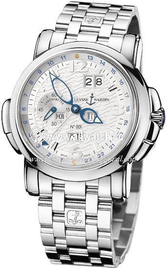 Ulysse Nardin 320-60-8/60 GMT Perpetual Mens Automatic 18kt White Gold