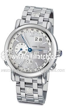 Ulysse Nardin 320-82-8-31 GMT Perpetual Mens Automatic 18kt White Gold