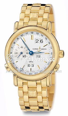 Ulysse Nardin 321-22-8 GMT Perpetual Mens Automatic 18kt Yellow Gold