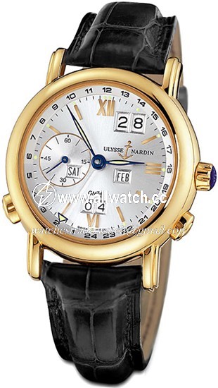 Ulysse Nardin 321-22 GMT Perpetual Mens Automatic 18kt Yellow Gold