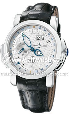 Ulysse Nardin 329-60 GMT Perpetual Mens Automatic Polished Platinum