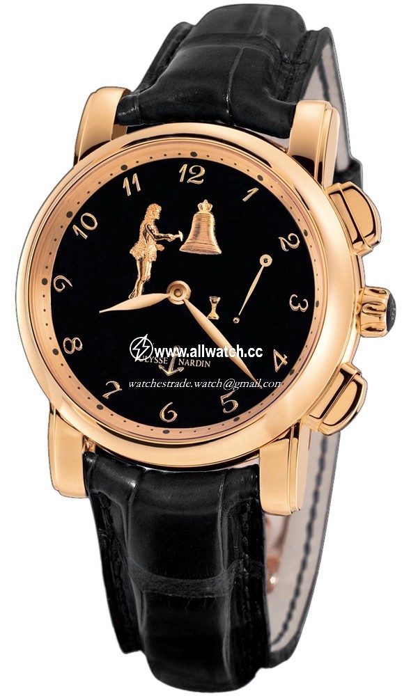 Ulysse Nardin 6106-103/e2 Hourstriker Mens Automatic 18kt Rose Gold