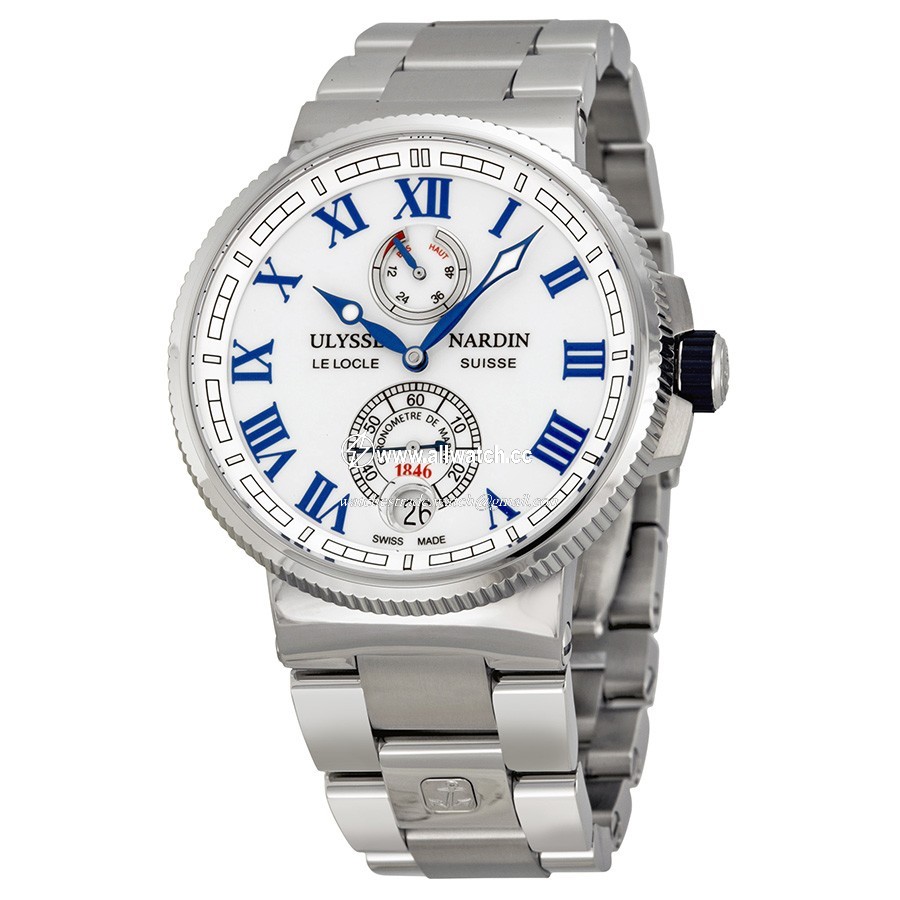 Ulysse Nardin 1183-126-7M/40 Marine Mens Automatic Stainless Steel