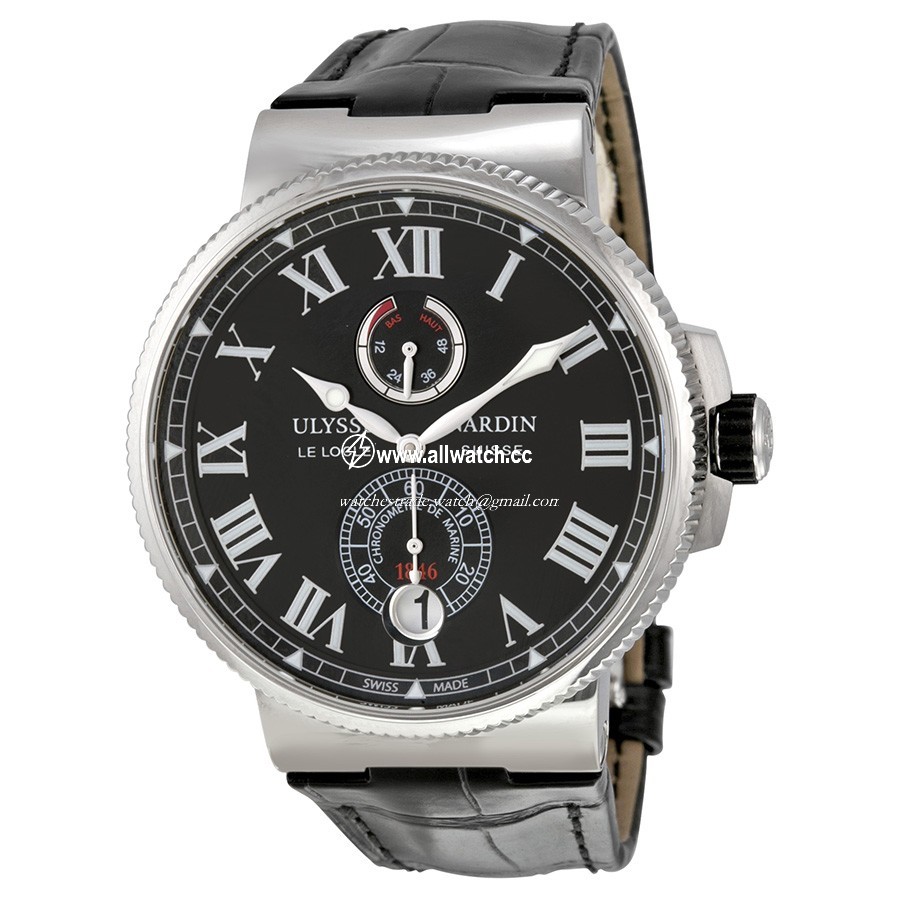 Ulysse Nardin 1183-122/42 V2 Marine Chronometer Mens Automatic Titanium and Stainless Steel