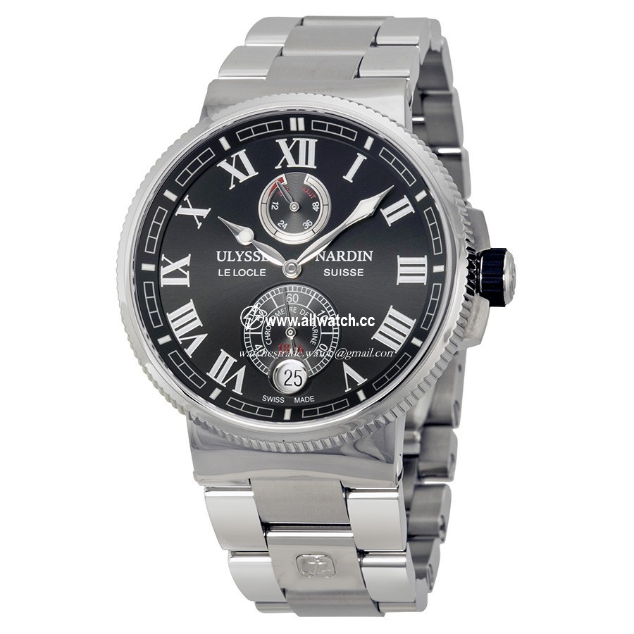 Ulysse Nardin 1183-126-7M/42 Marine Chronometer Mens Automatic Stainless Steel
