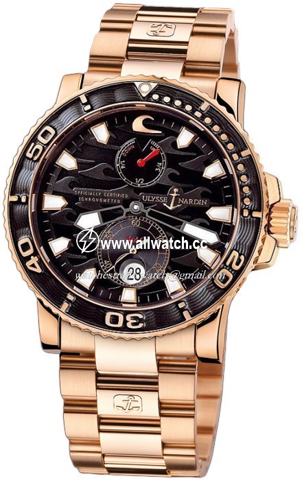 Ulysse Nardin 266-37LE-8M Maxi Marine Mens Automatic 18kt Rose Gold