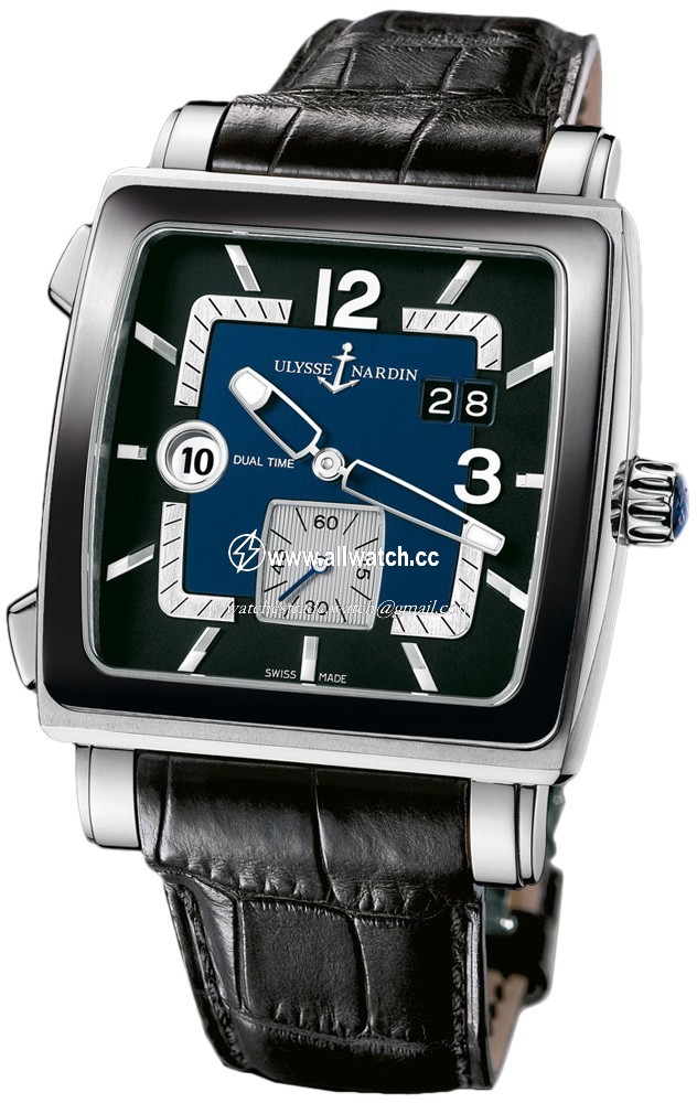 Ulysse Nardin 243-92cer/632 Quadrato Mens Automatic Stainless Steel