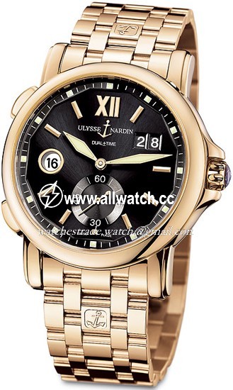Ulysse Nardin 246-55-8-32 Quadrato Mens Automatic 18kt Rose Gold