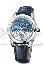 Ulysse Nardin 799-81 Royal Blue Mens Hand Wind Platinum