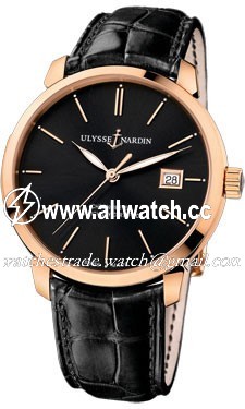 Ulysse Nardin 8156-111-2/92 San Marco Mens Automatic 18kt Rose gold