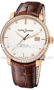 Ulysse Nardin 8156-111b-2/991 San Marco Mens Automatic 18kt Rose Gold