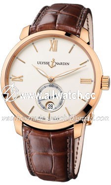 Ulysse Nardin 8276-119-2/31 San Marco Mens Automatic 18kt Rose Gold