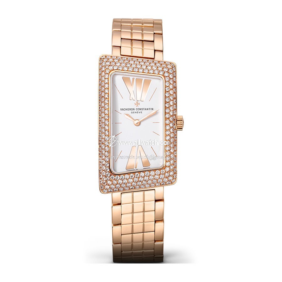 Vacheron Constantin 25515/U01R-9254 Ladies Quartz 18kt White Gold