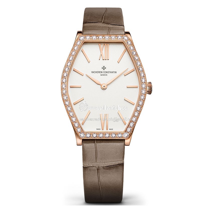 Vacheron Constantin 25530/000R-9742 Ladies Quartz 18K Rose Gold