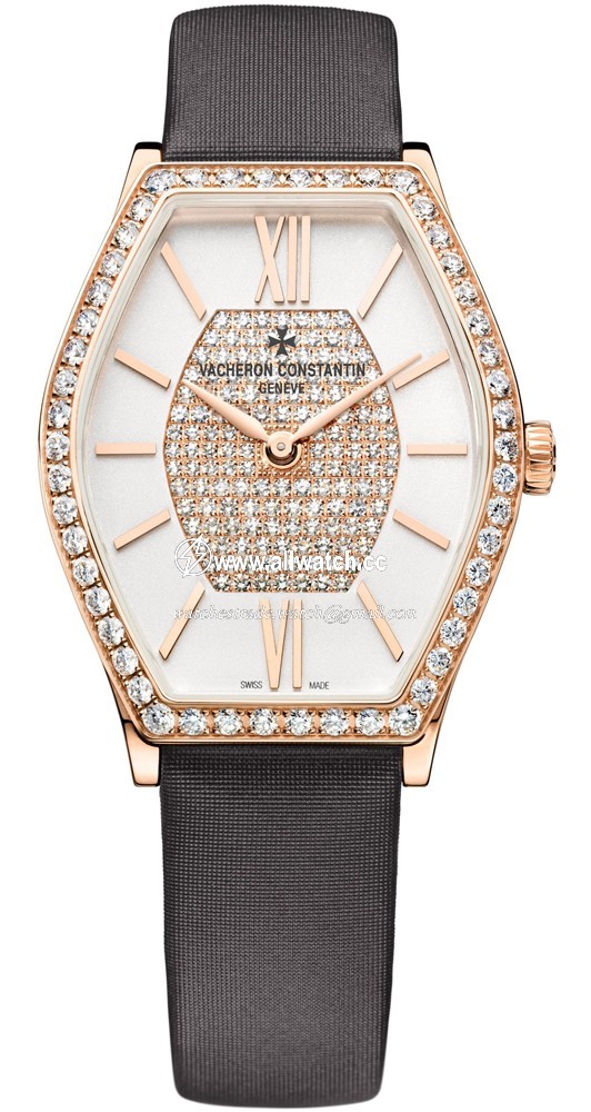 Vacheron Constantin 25530/000R-9802 Ladies Quartz 18kt Rose Gold