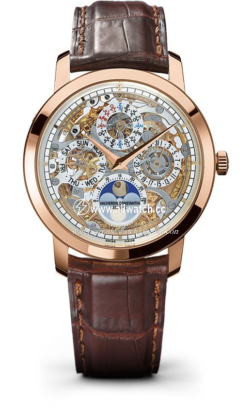 Vacheron Constantin 43172/000R-9241 Mens Automatic 18 Carat Pink Gold