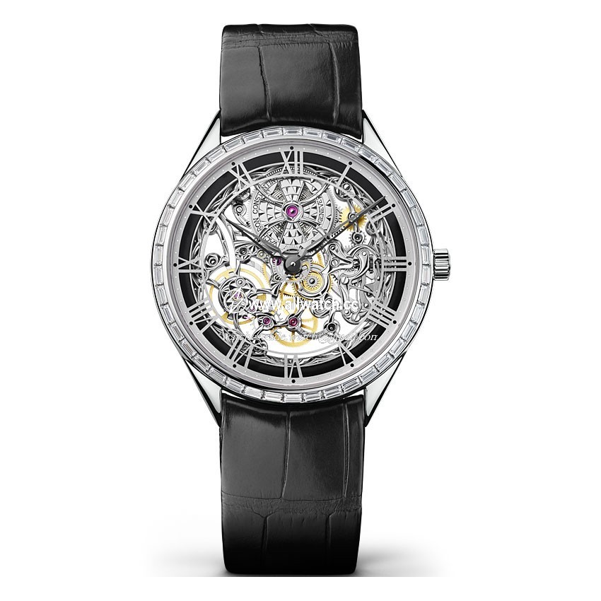 Vacheron Constantin 82620/000G-9924 Mens Hand Wind 18kt White Gold Set with Diamonds