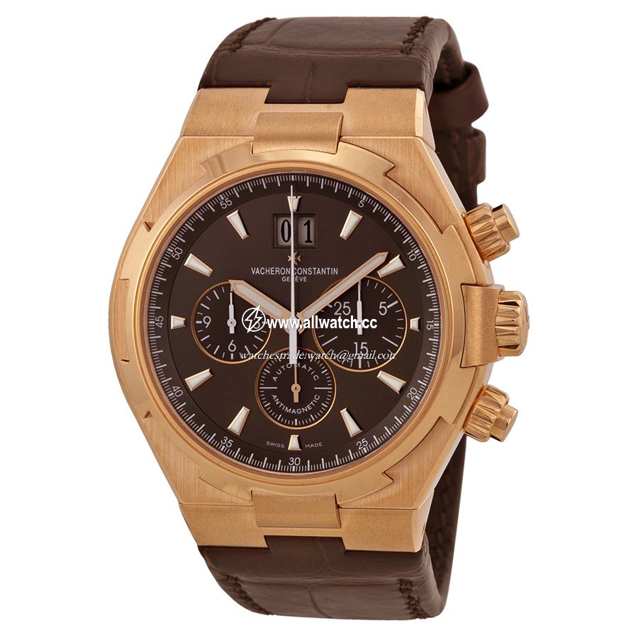 Vacheron Constantin 49150/000R-9338 Overseas Mens Automatic 18kt Rose Gold