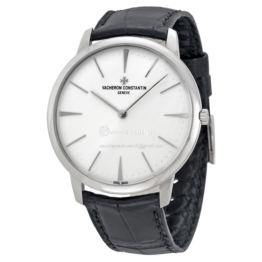 Vacheron Constantin 81180/000G-9117 Patrimony Mens Hand Wind 18kt White Gold