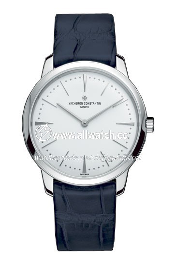 Vacheron Constantin 81530/000G-9681 Patrimony Mens Hand Wind 18kt White Gold Case Set with 62 Brilliant-Cut Dia