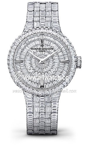 Vacheron Constantin 25761/QA1G-9945 Traditionnelle Ladies Quartz 18 Carat White Gold