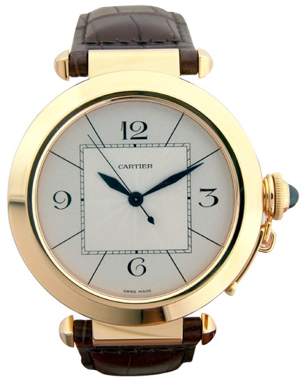Cartier W3018651 Pasha de Cartier Mens Automatic 18k Yellow Gold
