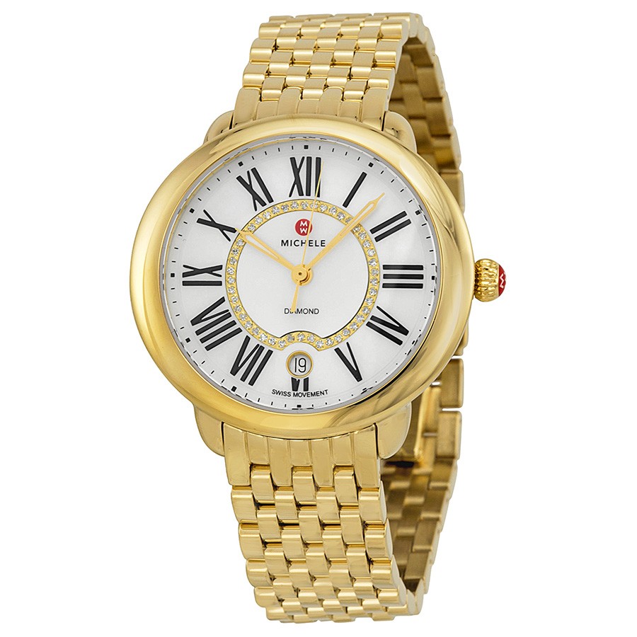Michele MWW21B000017 Serein Ladies Quartz Gold-tone Stainless Steel