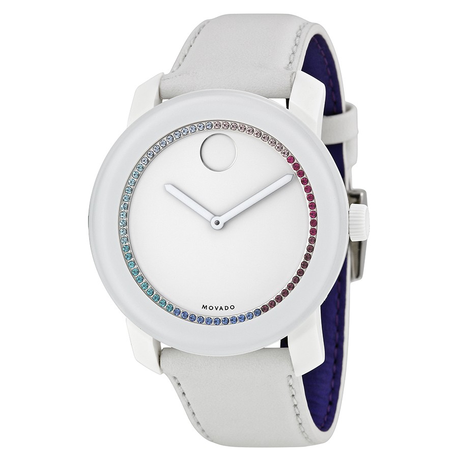 Movado 3600180 Bold Mens Quartz White TR90 Composite
