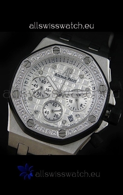 Audemars Piguet Royal Oak Offshore Lady Alinghi in White Checkered Dial