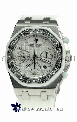 Audemars Piguet Royal Oak Offshore Lady Alinghi Limited Edition Diamond in White Dial