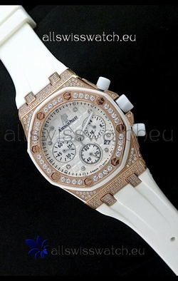 Audemars Piguet Royal Oak Ladies Alinghi Limited Edition in White