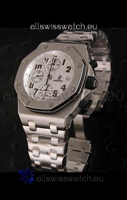 Audemars Piguet Royal Offshore in White Safari Dial - Secs hand 9 O Clock