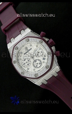 Audemars Piguet Royal Oak Ladies Alinghi Limited Edition in Diamond Bezel