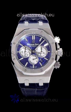 Audemars Piguet Royal Oak Chronograph Blue Dial 904L Steel 1:1 Mirror