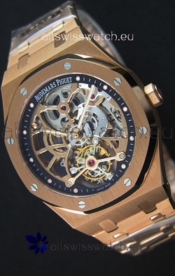 Audemars Piguet Royal Oak Tourbillon Extra-Thin Openworked Rose Gold