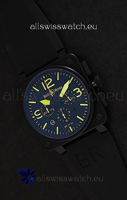 Bell and Ross BR01-94 7750 in Yellow Markings