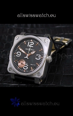 Bell and Ross BR013 97 Power Reserve in Black Dial