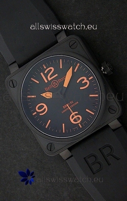 Bell and Ross BR 01-92 in PVD Casing