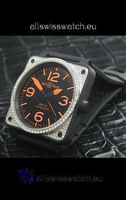 Bell and Ross BR01 92 with Diamonds Bezel