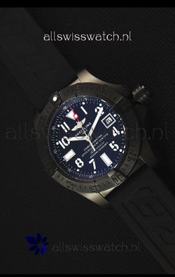 Breitling Avenger Blacksteel DLC Coatedin Black Dial